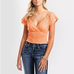 NEW Billabong Beach Bird Cropped Top Size Medium